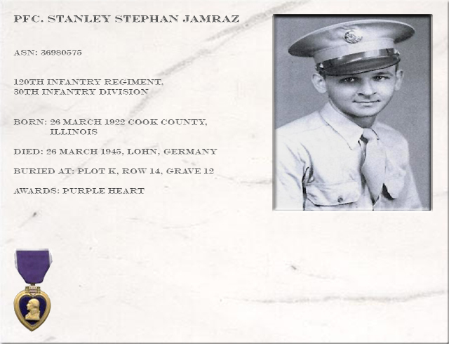 Pfc. Stanley  Stephan Jamraz