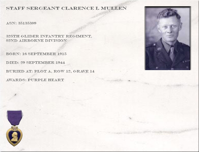 SSGT. Clarence L. Mullen